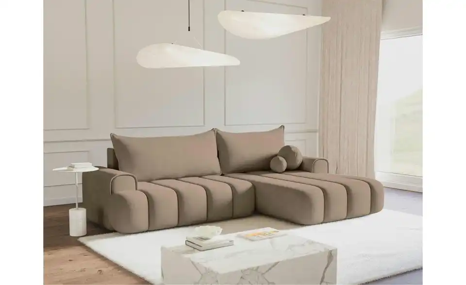 Selsey Ecksofa Dandelino mit Schlaffunktion, in Wohnsituation