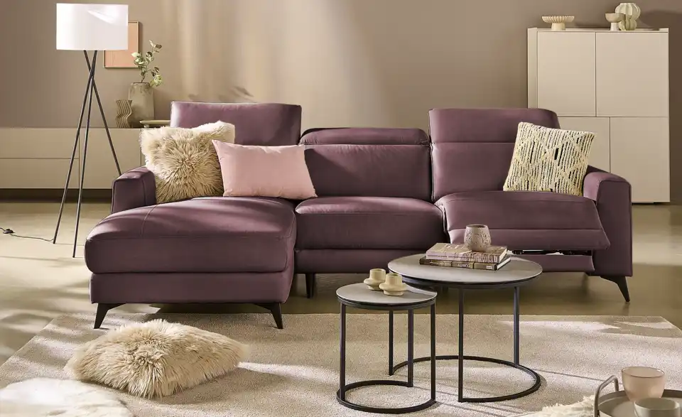 uno Ecksofa Taku mit Relaxfunktion, in Wohnsituation