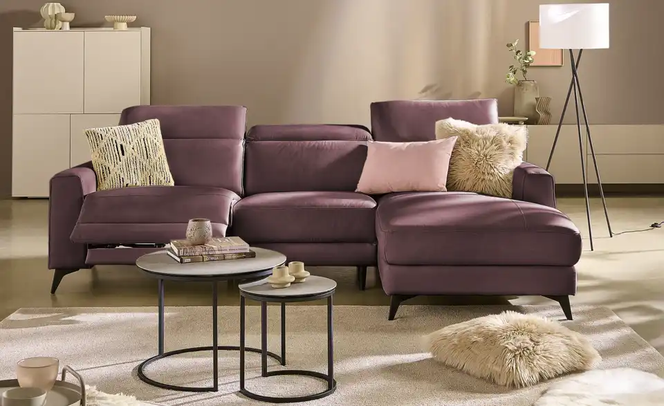 uno Ecksofa Taku mit Relaxfunktion, in Wohnsituation