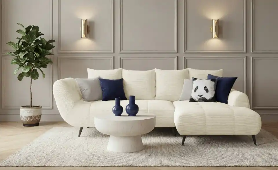 bobb Ecksofa Bellani III, in Wohnsituation