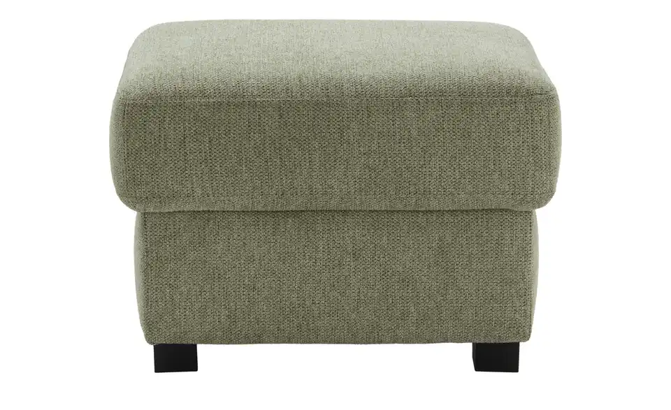 bobb Hocker mit Boxspringpolsterung Lisa de Luxe, Frontansicht