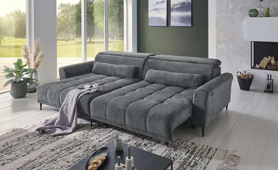 Ecksofa Logan, in Wohnsituation