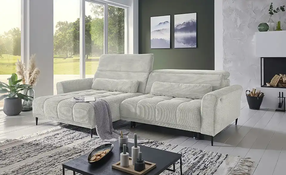 Ecksofa Logan, in Wohnsituation