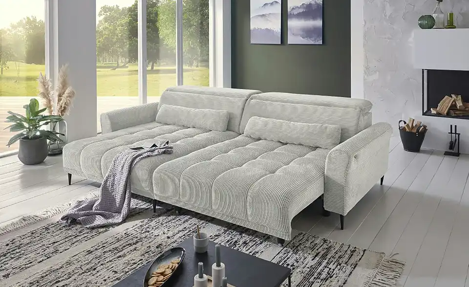 Ecksofa Logan, in Wohnsituation