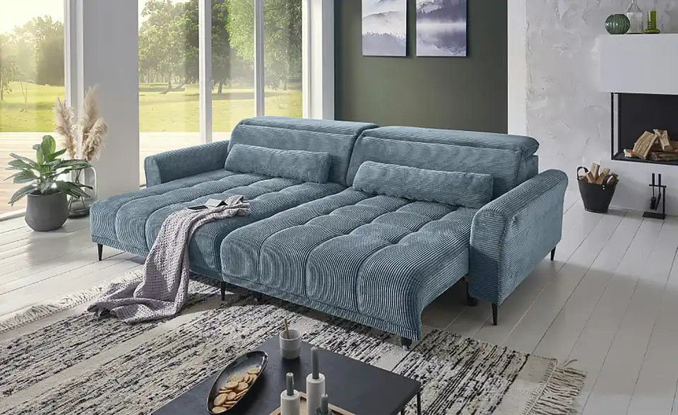 Ecksofa Logan, in Wohnsituation