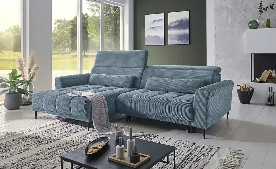 Ecksofa Logan, in Wohnsituation