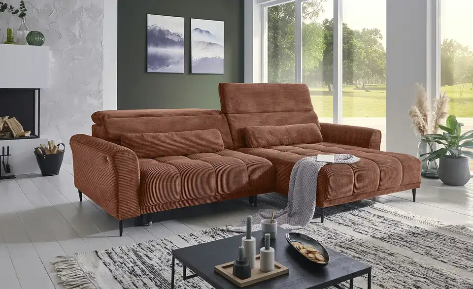Ecksofa Logan, in Wohnsituation