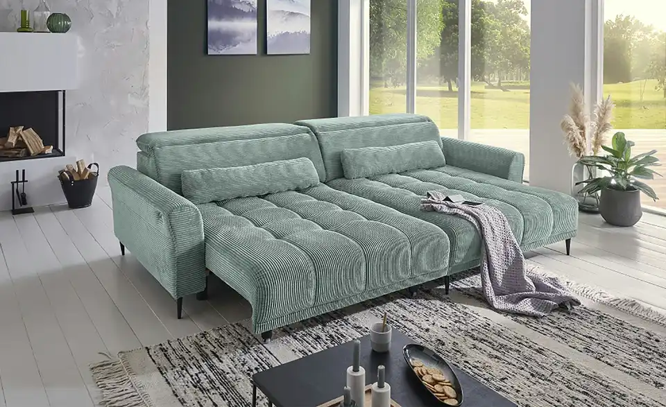 Ecksofa Logan, in Wohnsituation