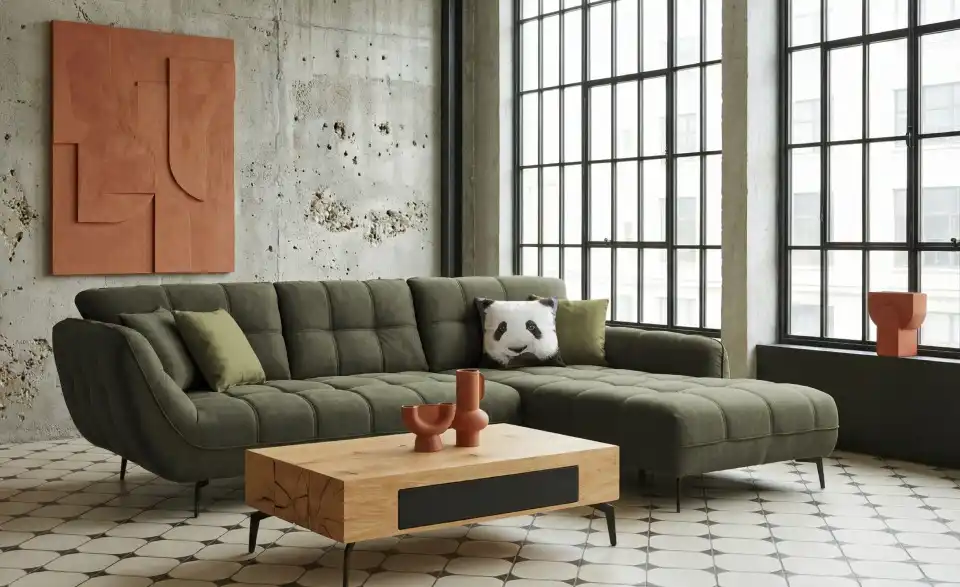 bobb Ecksofa Lazlo, in Wohnsituation