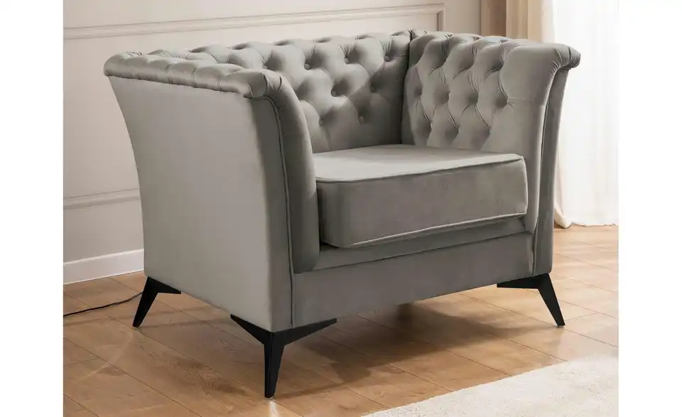 Chesterfield Polstergarnitur 3+1 Wilhelm, in Wohnsituation