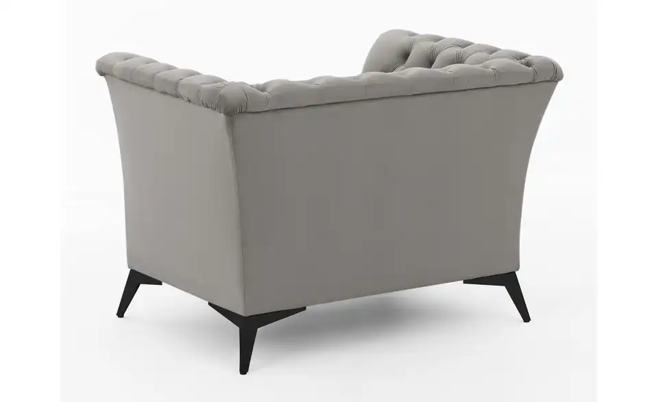 Chesterfield Polstergarnitur 3+1 Wilhelm, Rückansicht