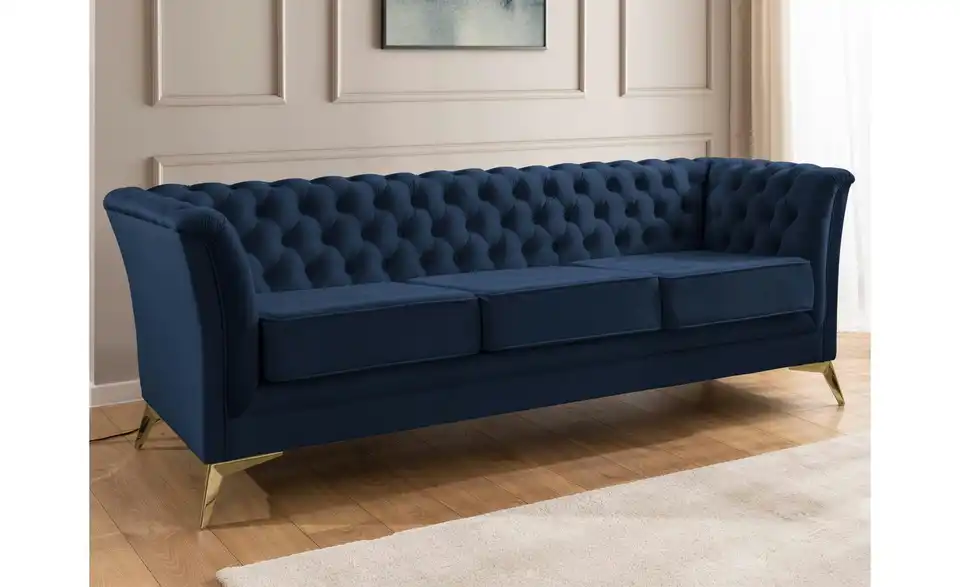 Chesterfield Polstergarnitur 3+1 Wilhelm, in Wohnsituation