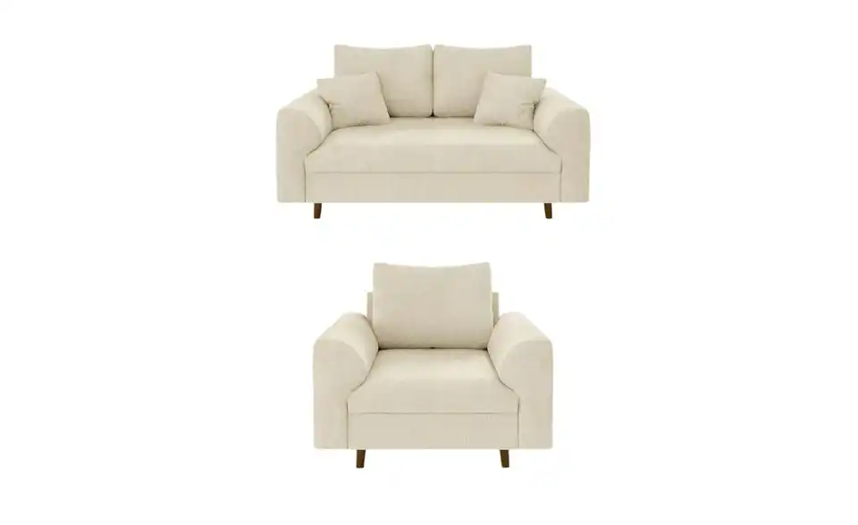 Polstergarnitur 2+1 Trygve, Frontansicht