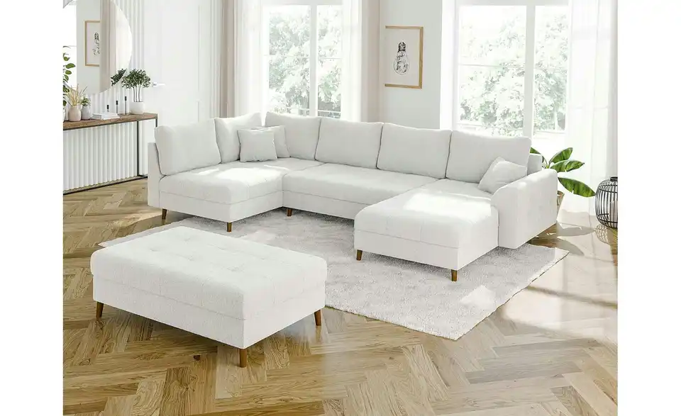 S-STYLE Wohnlandschaft mit Hocker Lars, in Wohnsituation