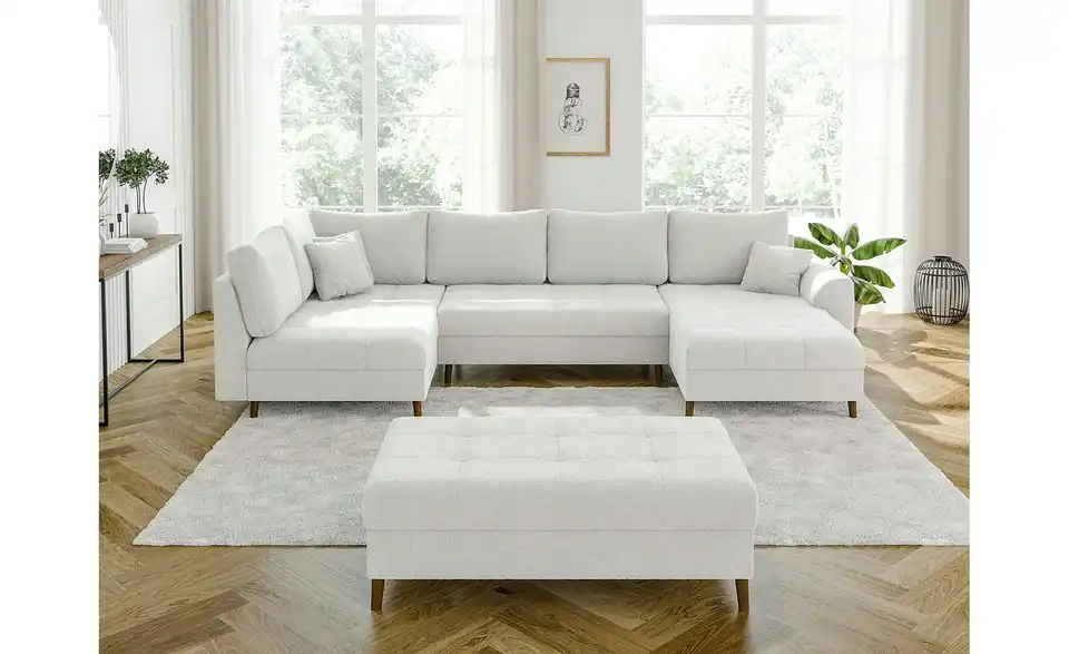 S-STYLE Wohnlandschaft mit Hocker Lars, in Wohnsituation