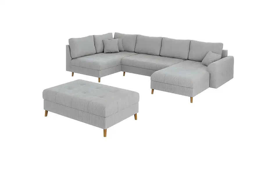 Wohnlandschaft mit Hocker, Perspektive