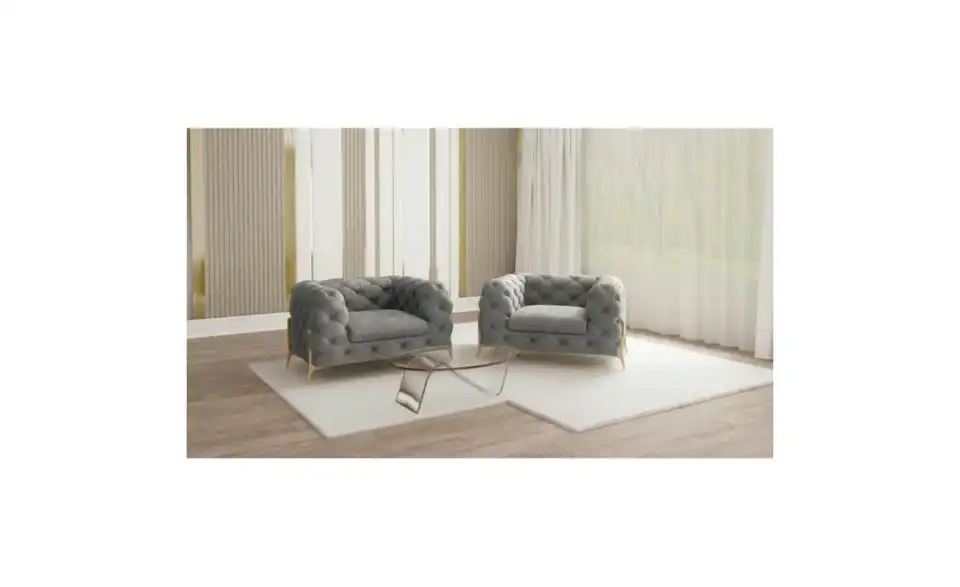 Chesterfield Sessel, in Wohnsituation