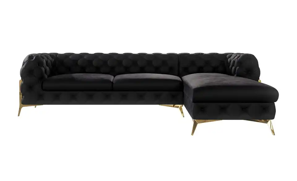Chesterfield Ecksofa Natalie, Frontansicht
