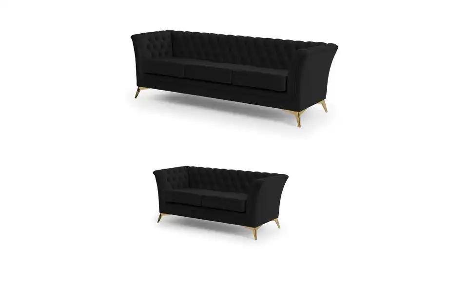 Chesterfield Polstergarnitur 3+2 Wilhelm, Perspektive