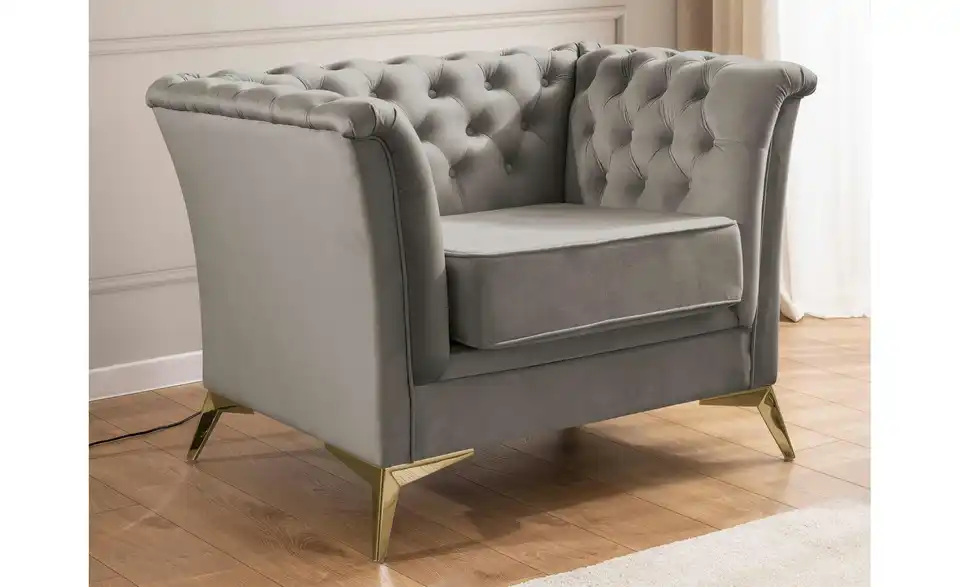 Chesterfield Polstergarnitur 3+2+1 Wilhelm, in Wohnsituation