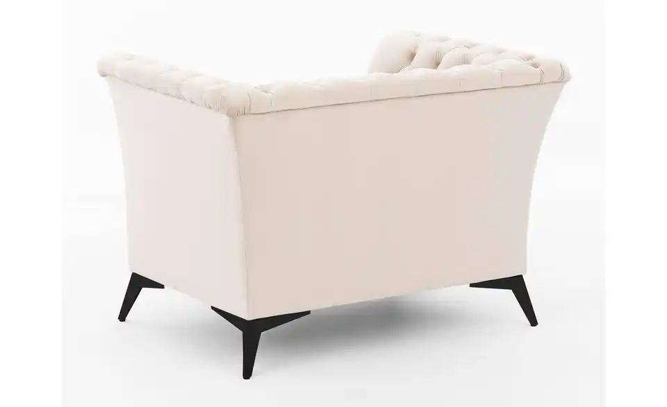 Chesterfield Polstergarnitur 3+1 Wilhelm, Rückansicht