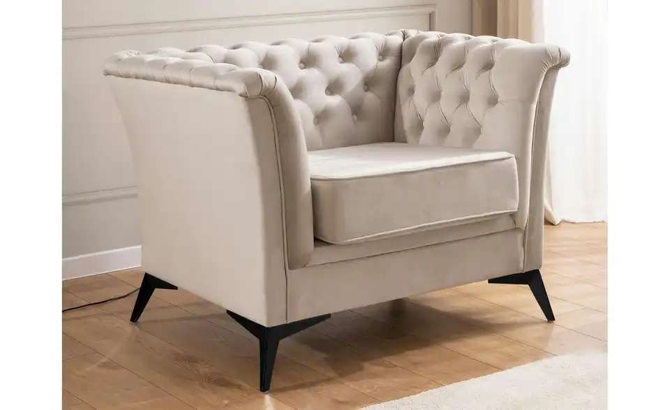 Chesterfield Polstergarnitur 3+1 Wilhelm, in Wohnsituation