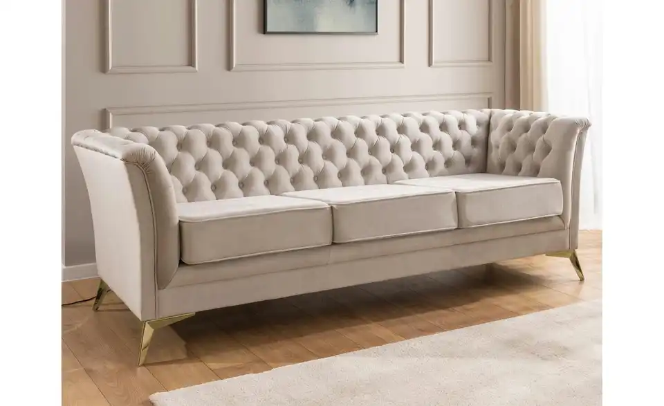 Chesterfield Polstergarnitur 3+2+1 Wilhelm, in Wohnsituation