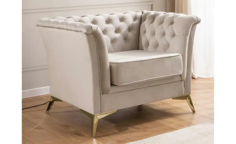 Chesterfield Polstergarnitur 3+2+1 Wilhelm, in Wohnsituation