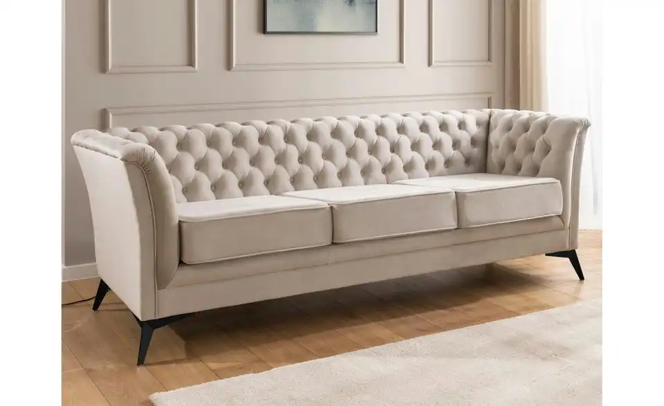 Chesterfield Polstergarnitur 3+2 Wilhelm, in Wohnsituation