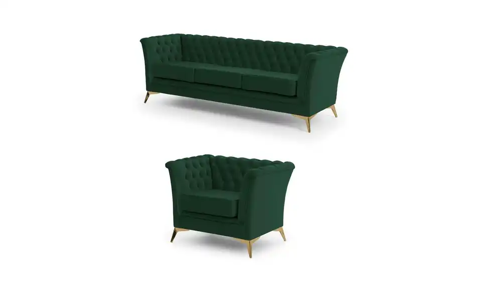 Chesterfield Polstergarnitur 3+1 Wilhelm, Perspektive