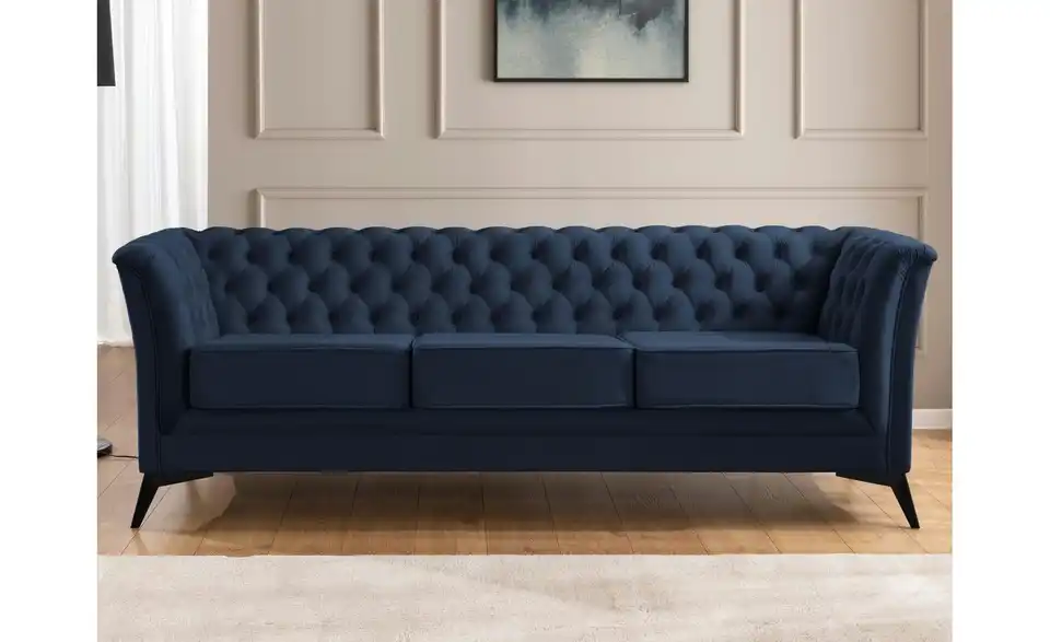 S-STYLE Chesterfield Einzelsofa Wilhelm, in Wohnsituation