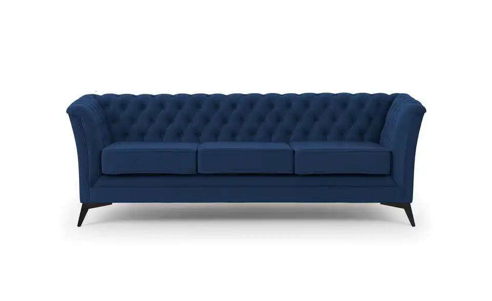 S-STYLE Chesterfield Einzelsofa Wilhelm, Frontansicht