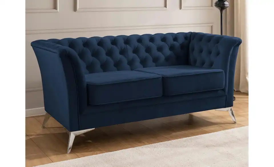 S-STYLE Chesterfield Einzelsofa Wilhelm, in Wohnsituation