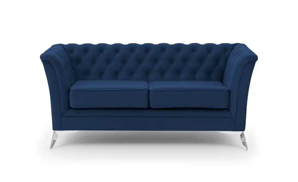 S-STYLE Chesterfield Einzelsofa Wilhelm, Frontansicht
