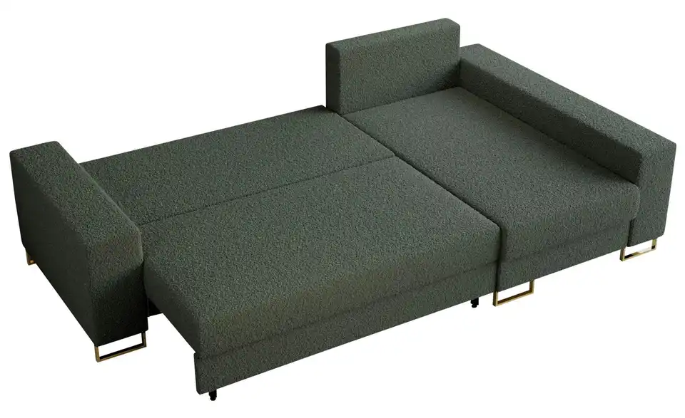 Ecksofa Grün, Detailansicht