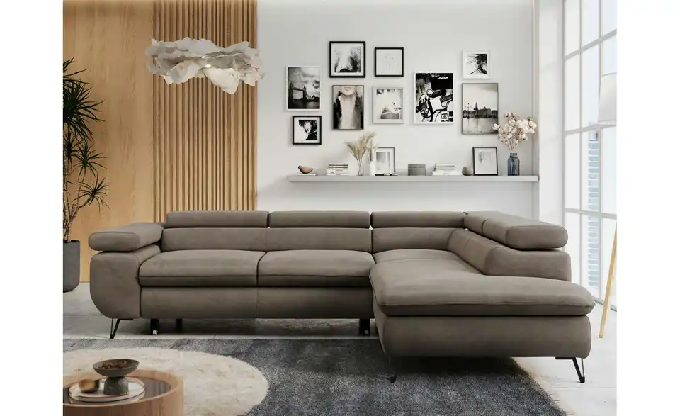 Ecksofa Braun, in Wohnsituation