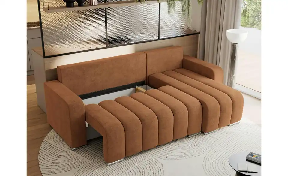 Ecksofa Orange, Funktionsansicht