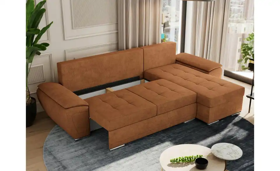Ecksofa Orange, Funktionsansicht