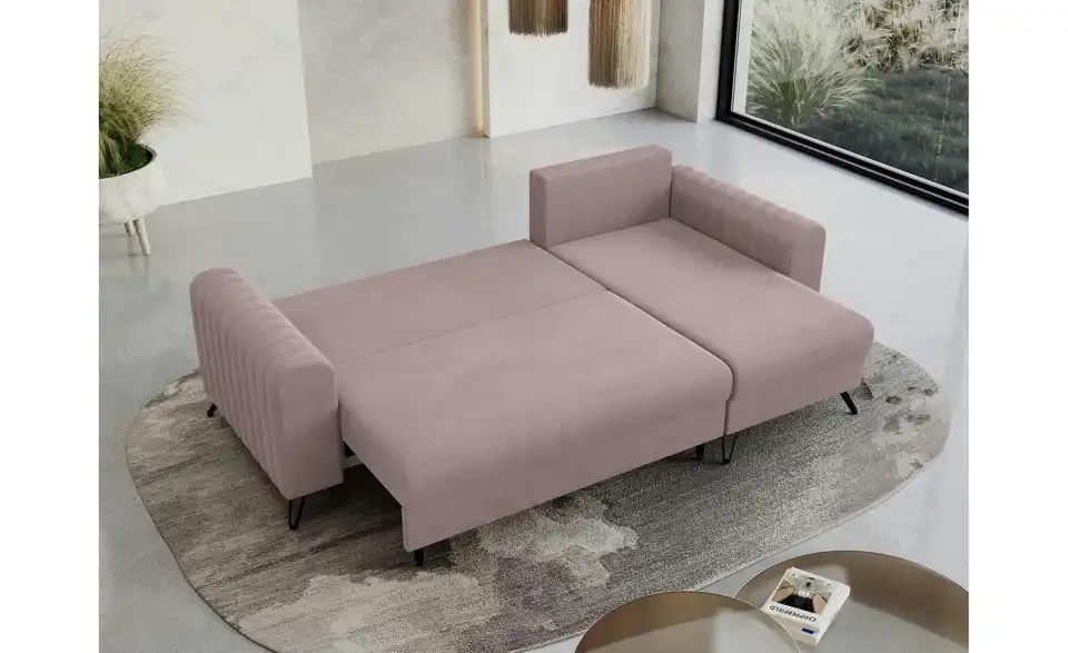 Ecksofa Rosa, in Wohnsituation