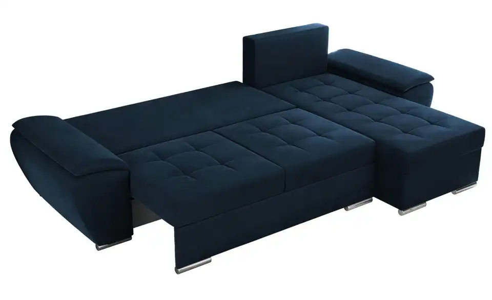 Ecksofa Dunkelblau, Detailansicht