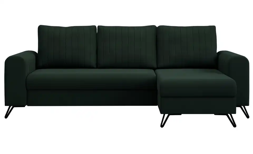 Ecksofa Grün, Frontansicht