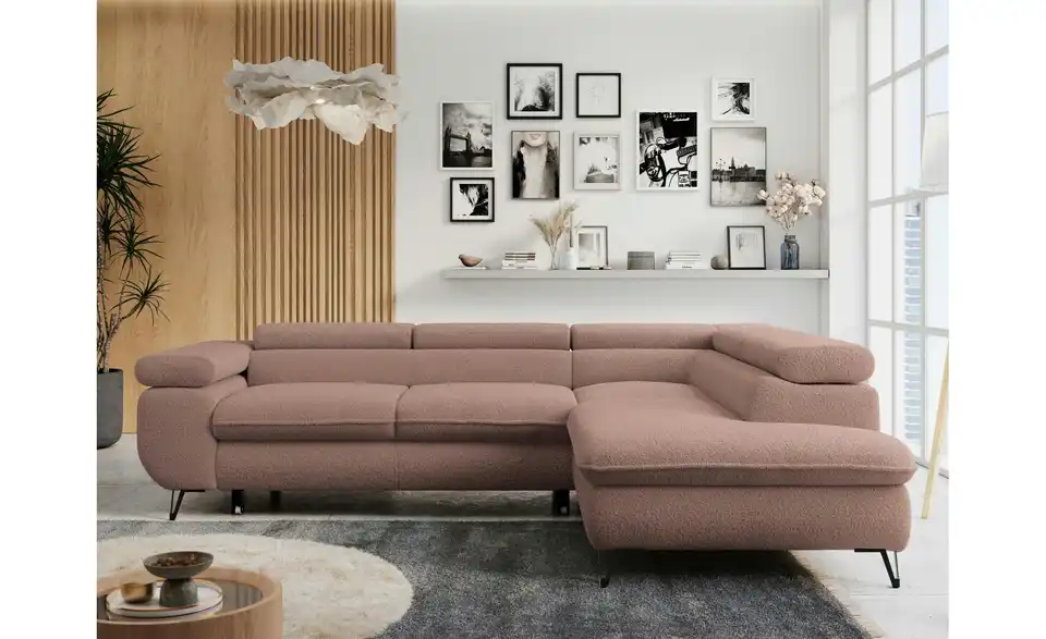 Ecksofa Rosa, in Wohnsituation