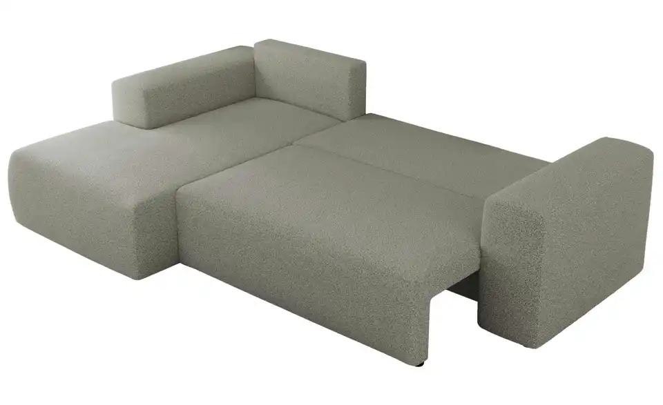 Ecksofa Hellgrau, Detailansicht