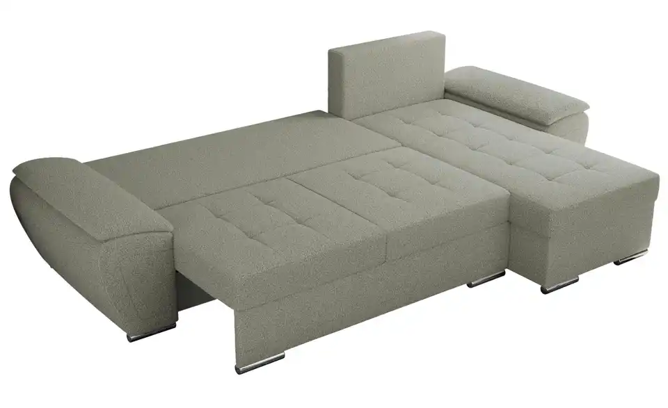 Ecksofa Hellgrau, Detailansicht