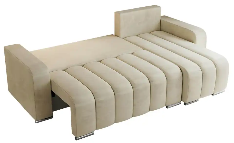 Ecksofa Beige, Detailansicht