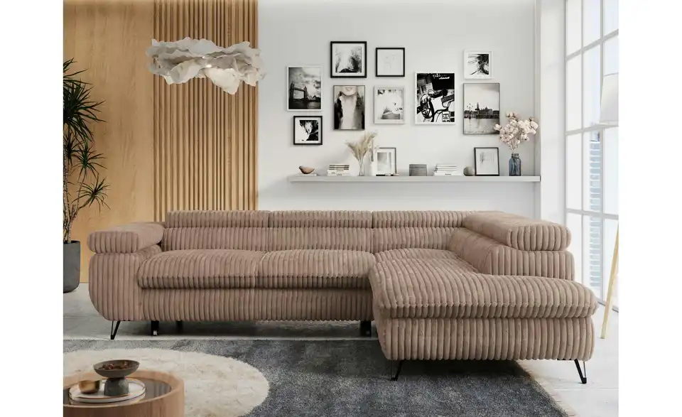 Ecksofa Braun, in Wohnsituation