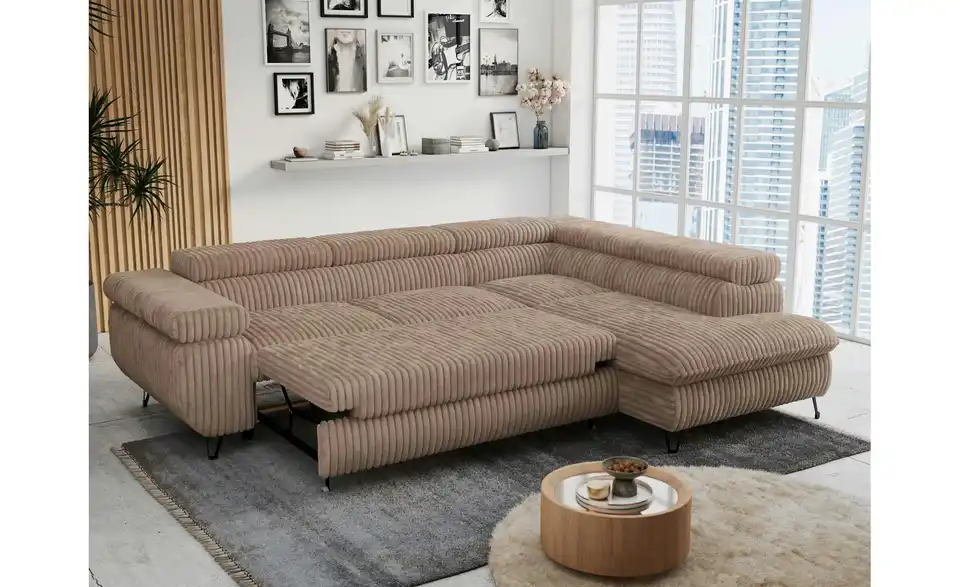 Ecksofa Braun, in Wohnsituation