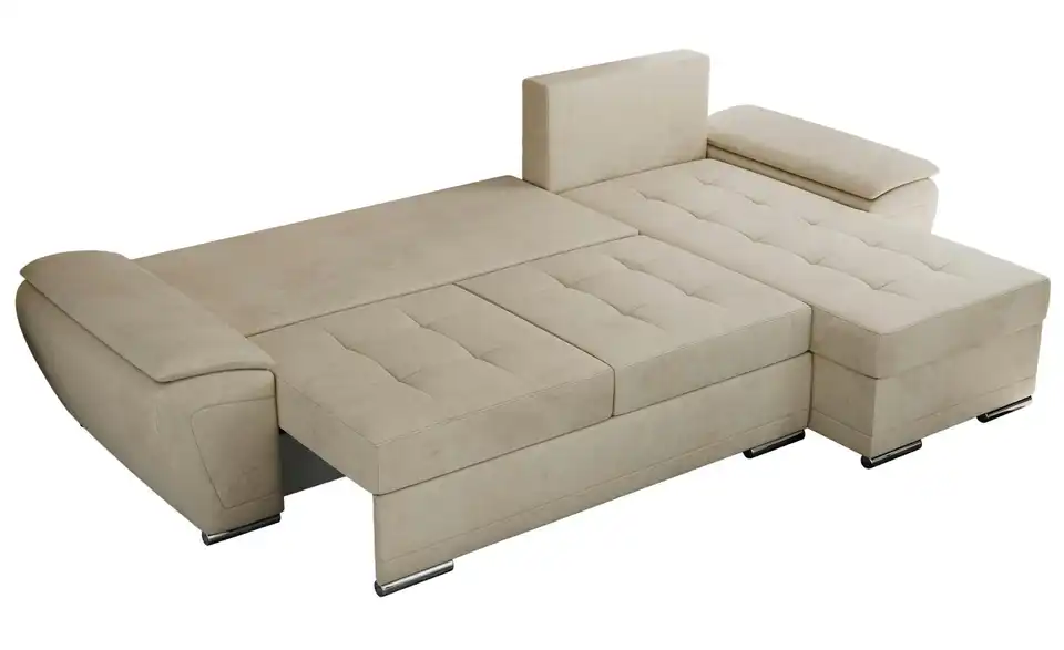 Ecksofa Beige, Detailansicht