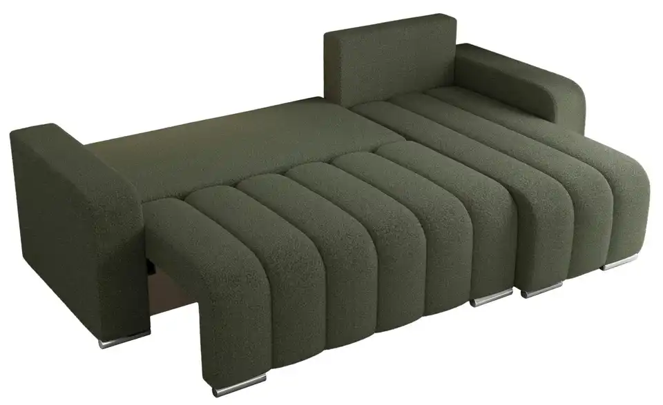 Ecksofa Grün, Detailansicht