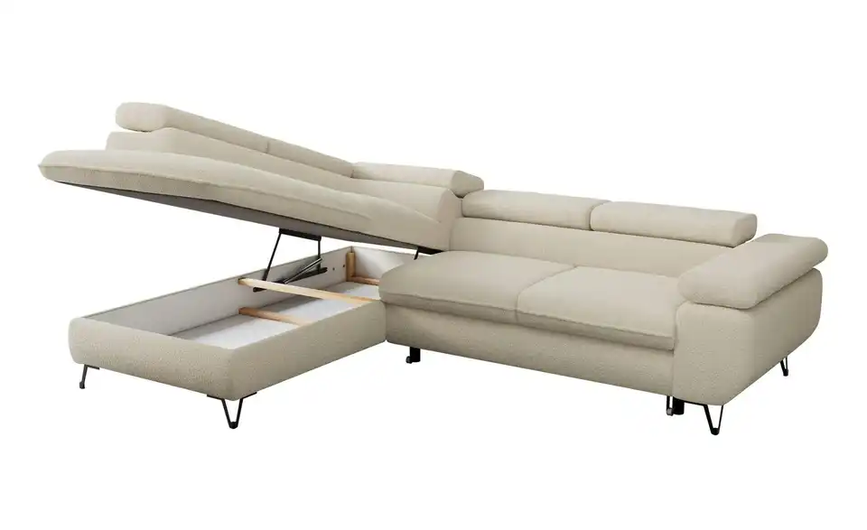 Ecksofa Beige, Detailansicht